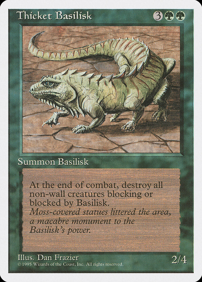 Thicket Basilisk [Fourth Edition] | Devastation Store