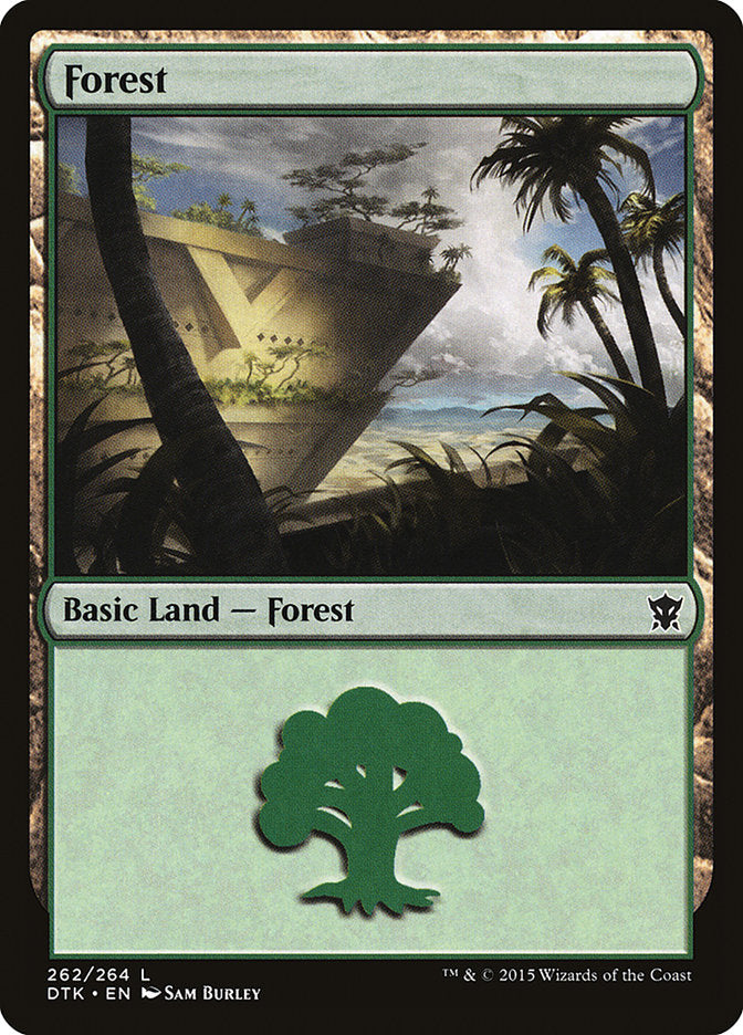 Forest (262) [Dragons of Tarkir] - Devastation Store | Devastation Store