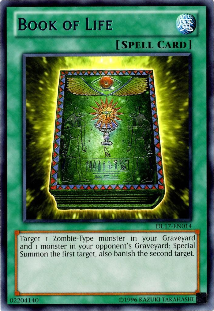 Book of Life (Blue) [DL17-EN014] Rare | Devastation Store
