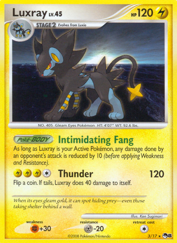 Luxray (3/17) [POP Series 8] | Devastation Store