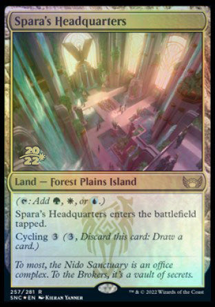 Spara's Headquarters [Streets of New Capenna Prerelease Promos] | Devastation Store