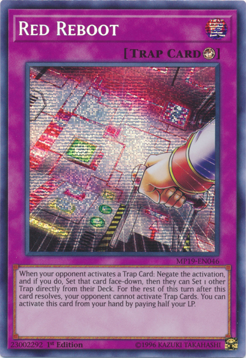 Red Reboot [MP19-EN046] Prismatic Secret Rare | Devastation Store