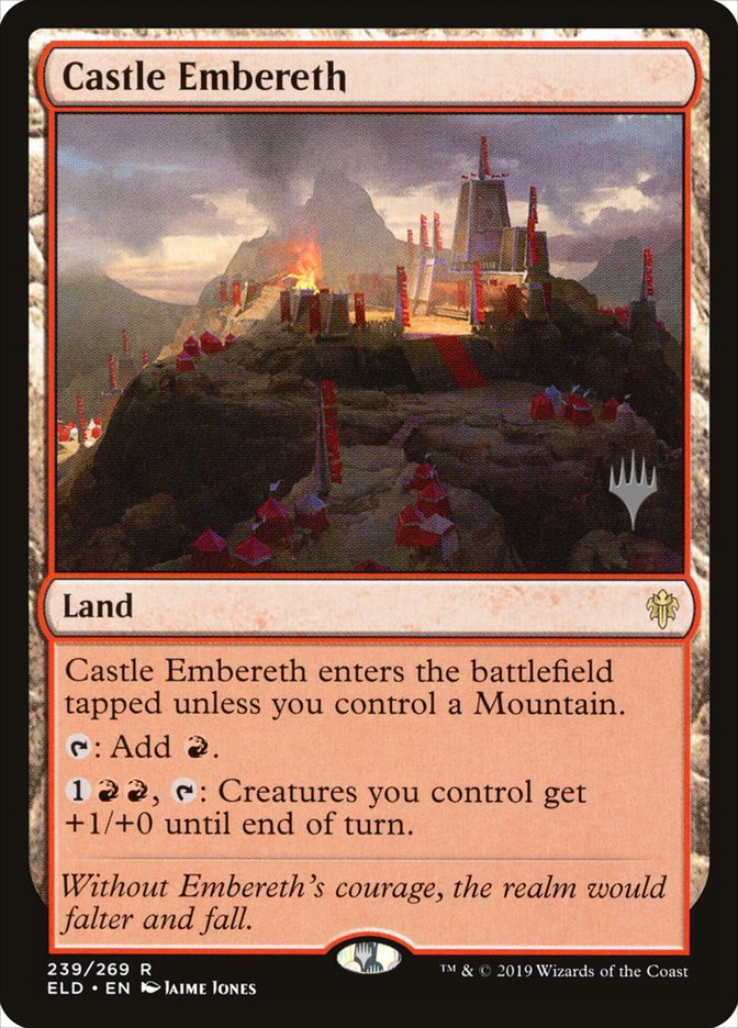 Castle Embereth (Promo Pack) [Throne of Eldraine Promos] | Devastation Store