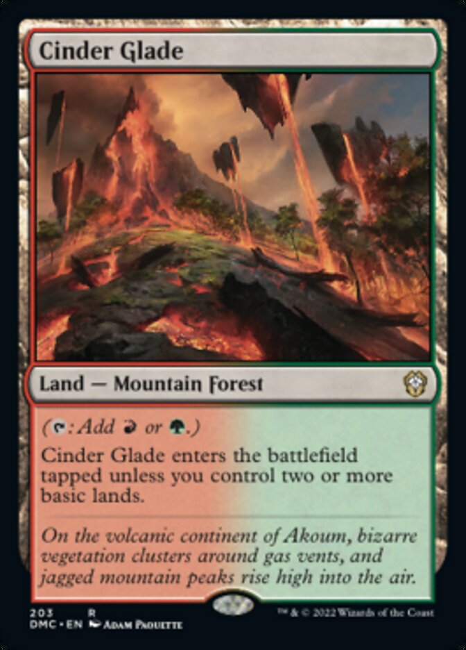 Cinder Glade [Dominaria United Commander] | Devastation Store
