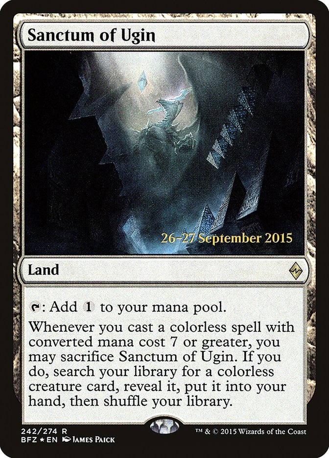 Sanctum of Ugin  [Battle for Zendikar Prerelease Promos] | Devastation Store