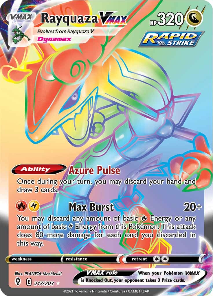 Rayquaza VMAX (217/203) [Sword & Shield: Evolving Skies] | Devastation Store