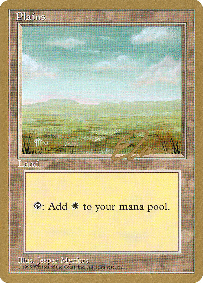 Plains (et364) (Eric Tam) [Pro Tour Collector Set] | Devastation Store