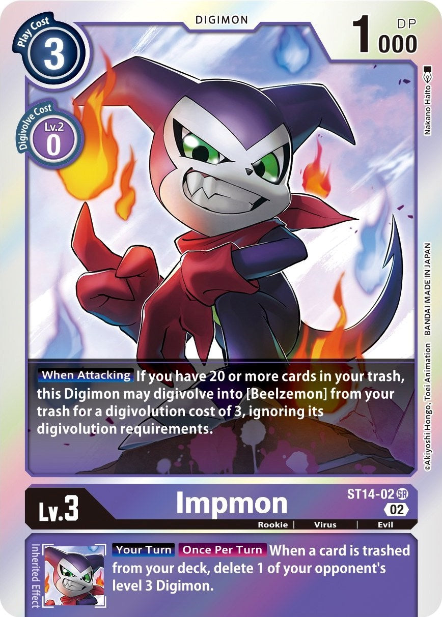 Impmon [ST14-02] [Starter Deck: Beelzemon Advanced Deck Set] | Devastation Store