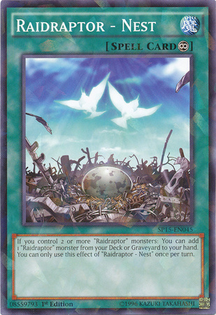 Raidraptor - Nest [SP15-EN045] Shatterfoil Rare | Devastation Store