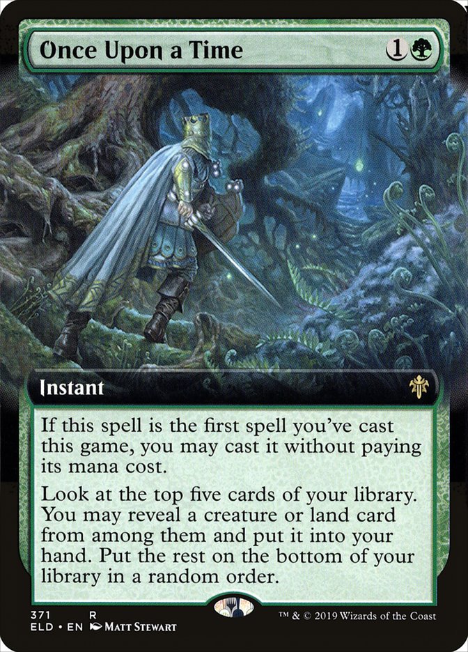 Once Upon a Time (Extended) [Throne of Eldraine] | Devastation Store