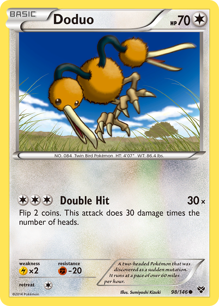 Doduo (98/146) [XY: Base Set] | Devastation Store