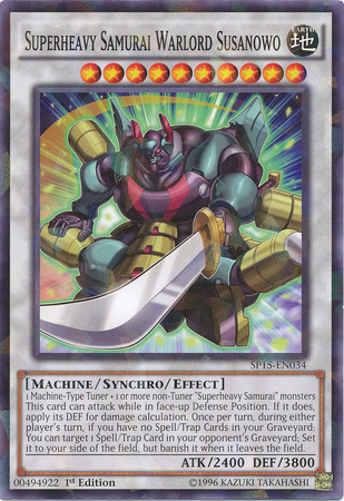 Superheavy Samurai Warlord Susanowo [SP15-EN034] Shatterfoil Rare | Devastation Store