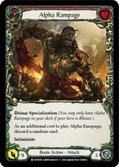 Alpha Rampage [WTR006] Unlimited Edition Rainbow Foil - Devastation Store | Devastation Store