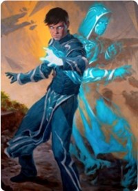 Jace, Mirror Mage 1 Art Card [Zendikar Rising Art Series] | Devastation Store