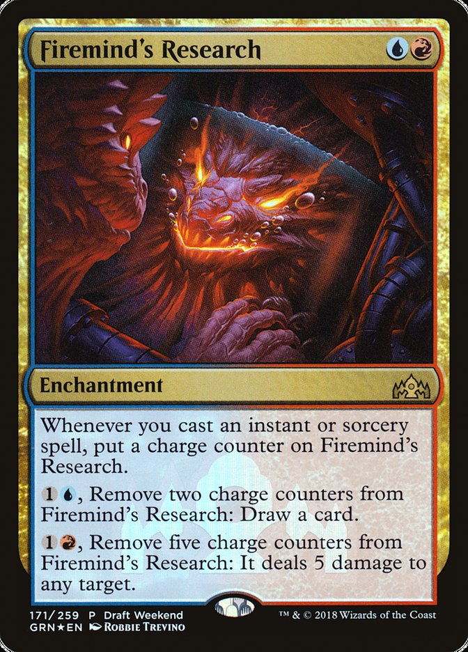 Firemind's Research (Draft Weekend) [Guilds of Ravnica Promos] | Devastation Store