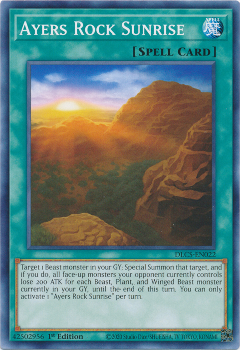 Ayers Rock Sunrise [DLCS-EN022] Common | Devastation Store