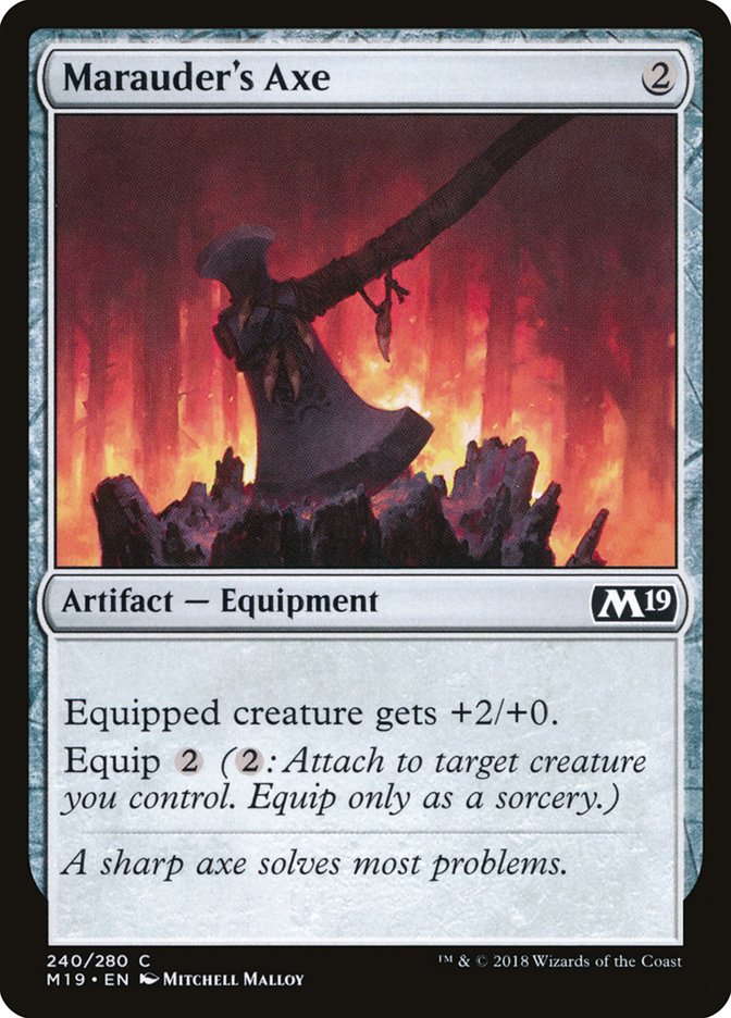 Marauder's Axe [Core Set 2019] | Devastation Store