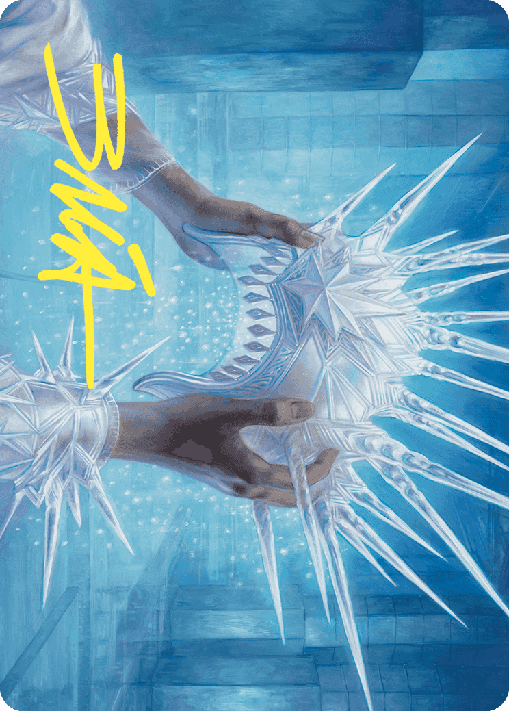 Hylda's Crown of Winter Art Card (Gold-Stamped Signature) [Wilds of Eldraine Art Series] | Devastation Store