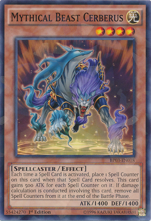 Mythical Beast Cerberus [BP03-EN018] Shatterfoil Rare | Devastation Store