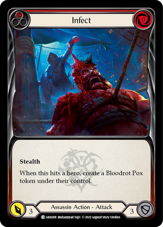 Infect (Red) [ARA008] (Outsiders Arakni Blitz Deck) | Devastation Store