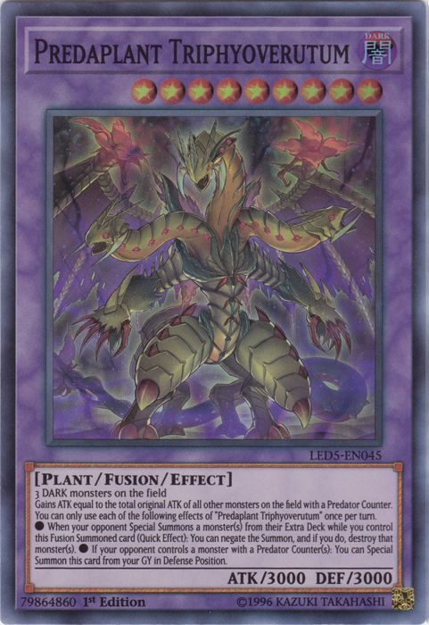 Predaplant Triphyoverutum [LED5-EN045] Super Rare | Devastation Store