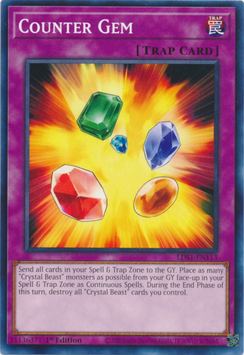 Counter Gem [LDS1-EN113] Common | Devastation Store