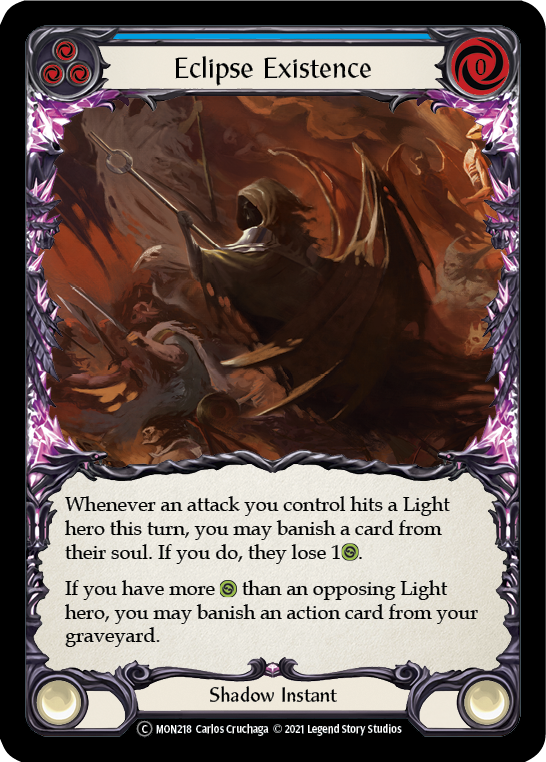 Eclipse Existence (Rainbow Foil) [U-MON218-RF] Unlimited Edition Rainbow Foil | Devastation Store