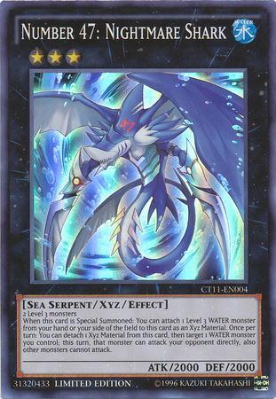 Number 47: Nightmare Shark [CT11-EN004] Super Rare | Devastation Store