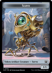 Feather // Servo Double-Sided Token [March of the Machine Commander Tokens] | Devastation Store