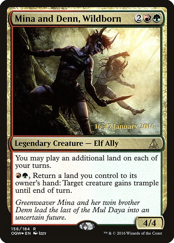 Mina and Denn, Wildborn [Oath of the Gatewatch Prerelease Promos] - Devastation Store | Devastation Store