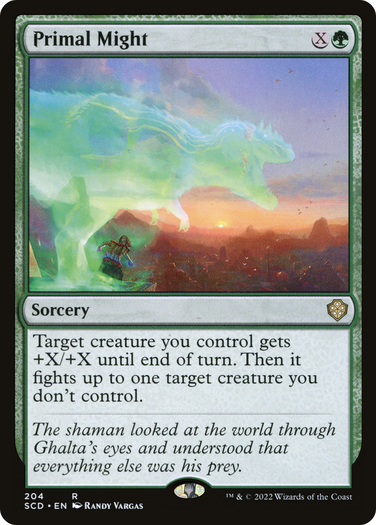 Primal Might [Starter Commander Decks] | Devastation Store