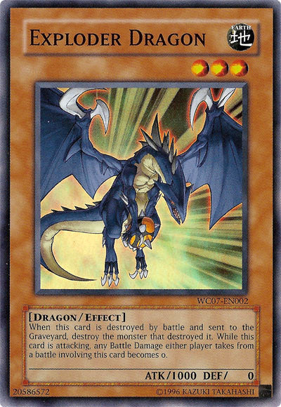 Exploder Dragon [WC07-EN002] Super Rare | Devastation Store