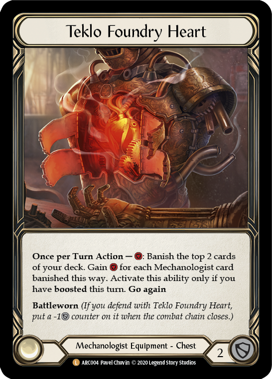 Teklo Foundry Heart [ARC004] Unlimited Edition Rainbow Foil - Devastation Store | Devastation Store