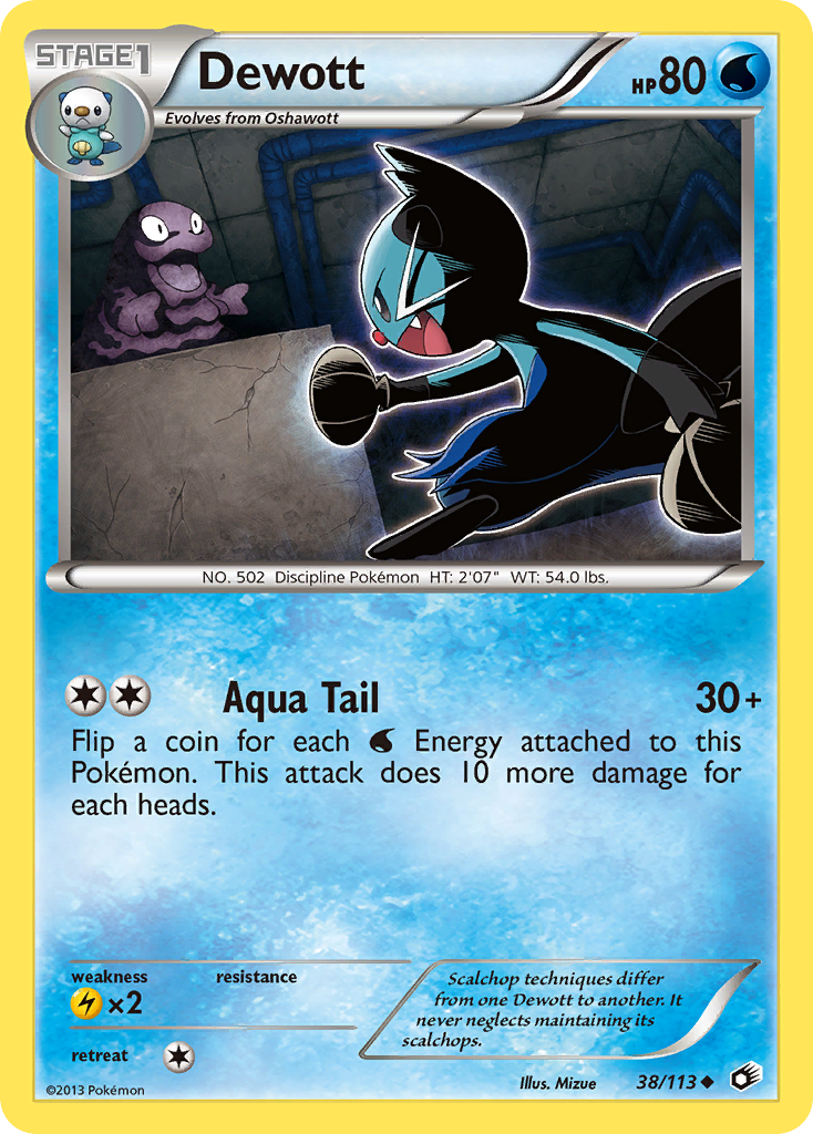 Dewott (38/113) [Black & White: Legendary Treasures] | Devastation Store