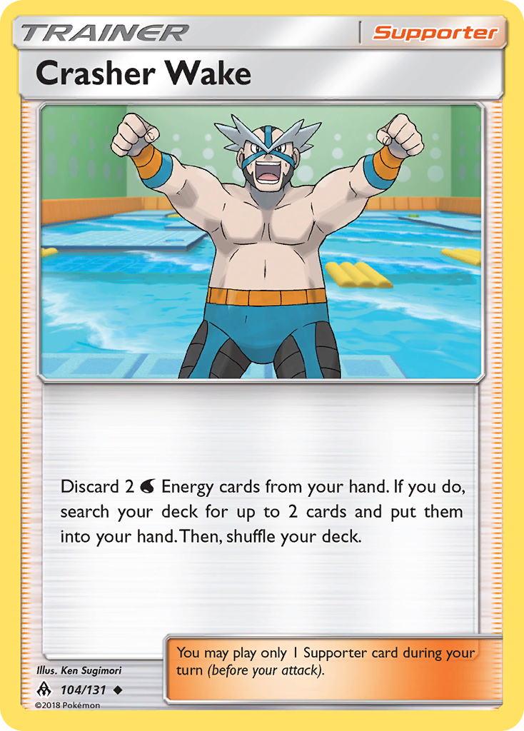 Crasher Wake (104/131) [Sun & Moon: Forbidden Light] | Devastation Store