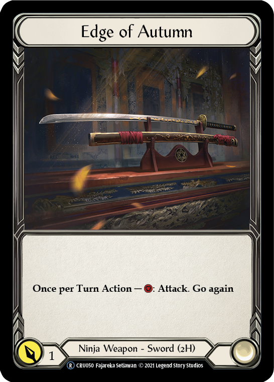 Edge of Autumn (Rainbow Foil) [CRU050-RF] Unlimited Rainbow Foil | Devastation Store