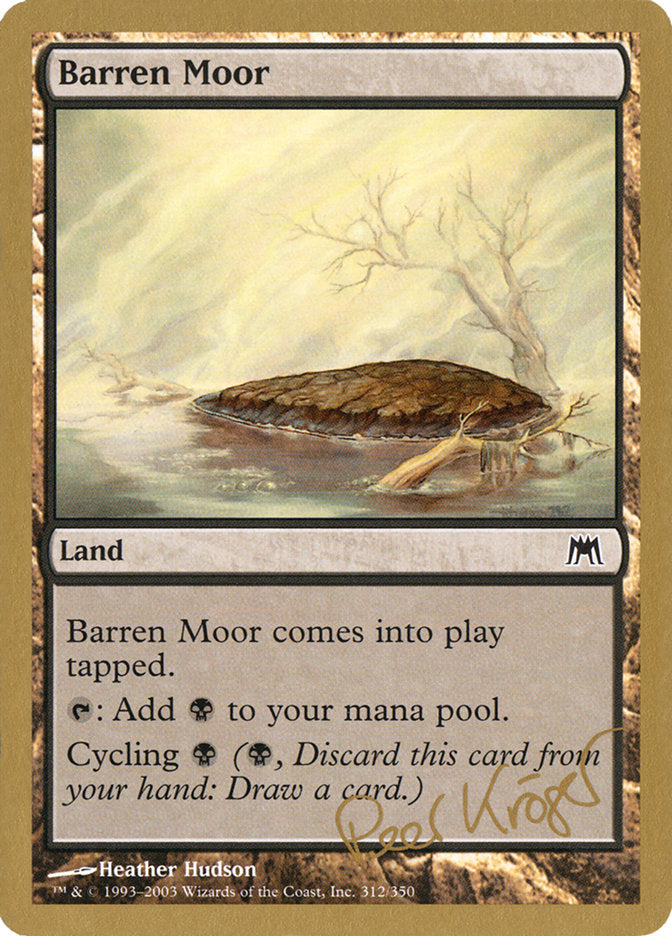 Barren Moor (Peer Kroger) [World Championship Decks 2003] | Devastation Store