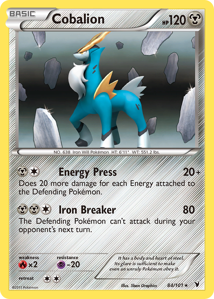 Cobalion (84/101) [Black & White: Noble Victories] | Devastation Store