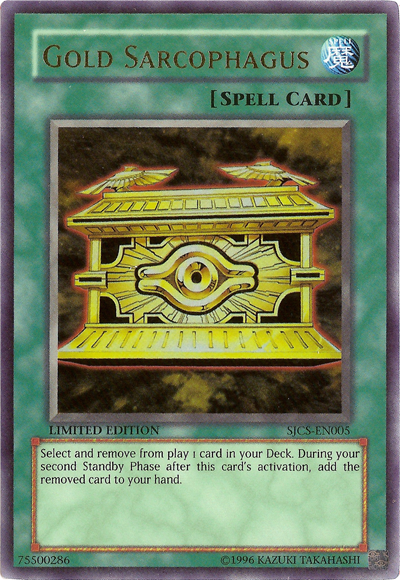 Gold Sarcophagus [SJCS-EN005] Super Rare | Devastation Store