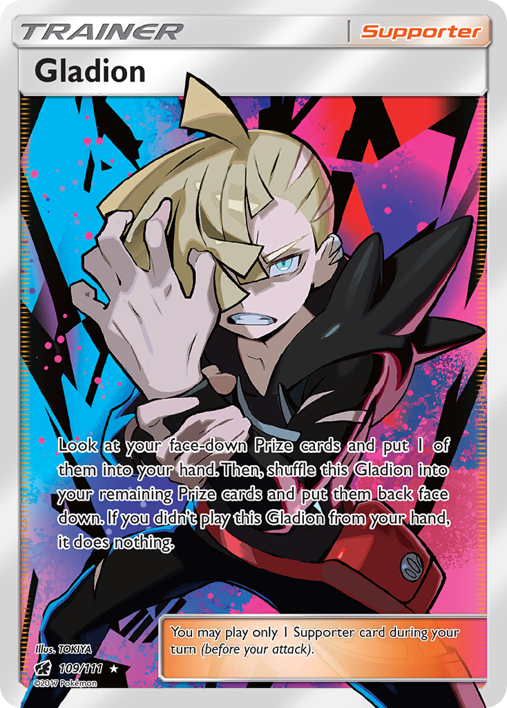 Gladion (109/111) [Sun & Moon: Crimson Invasion] | Devastation Store