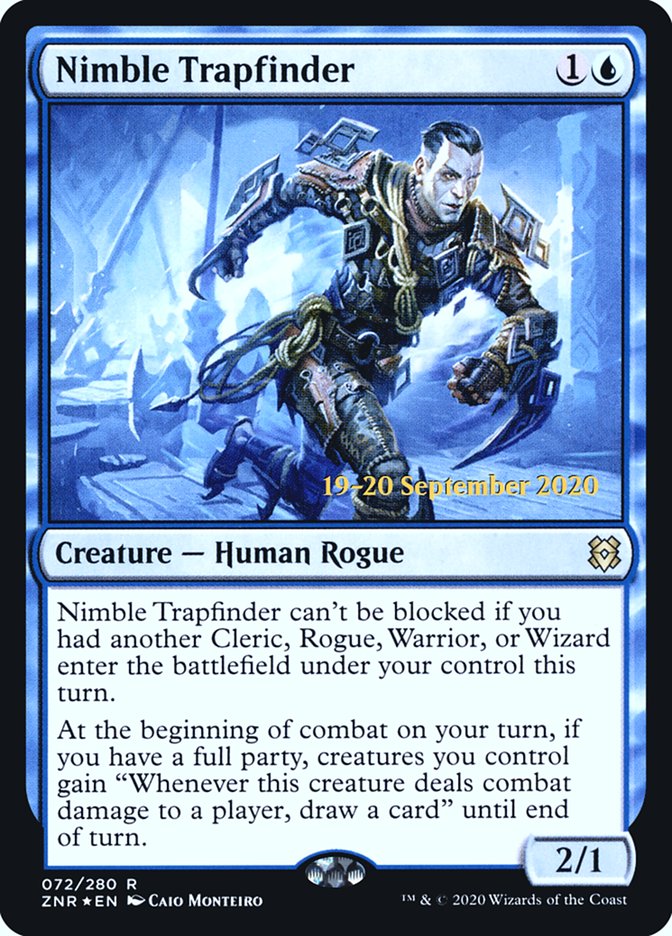 Nimble Trapfinder [Zendikar Rising Prerelease Promos] | Devastation Store