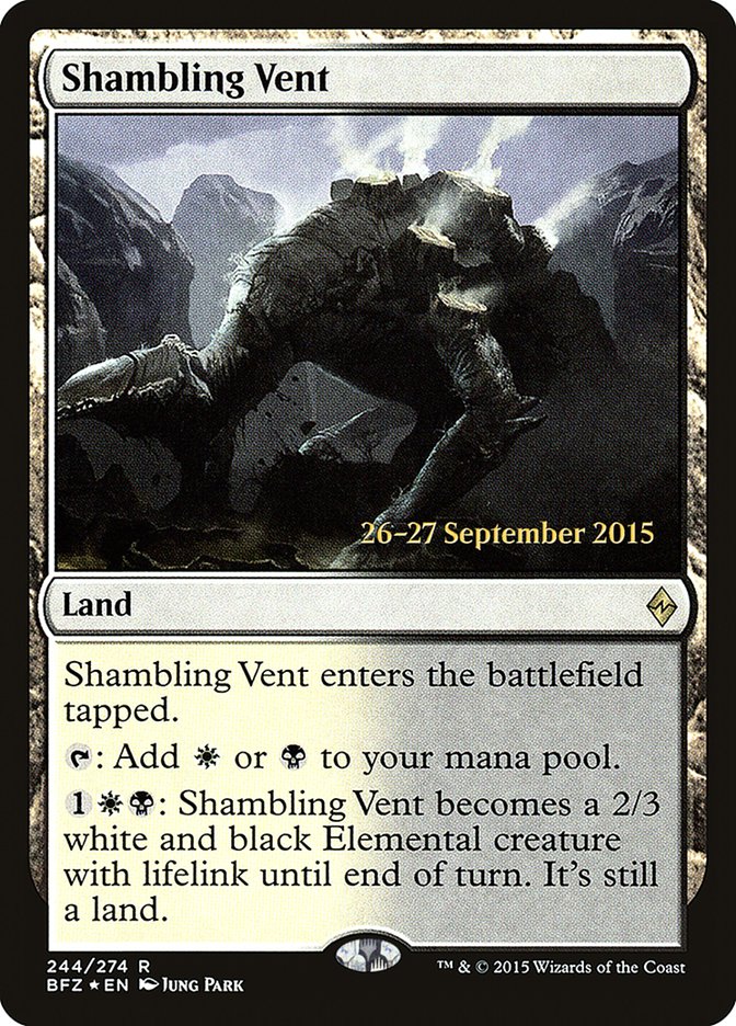 Shambling Vent  [Battle for Zendikar Prerelease Promos] | Devastation Store