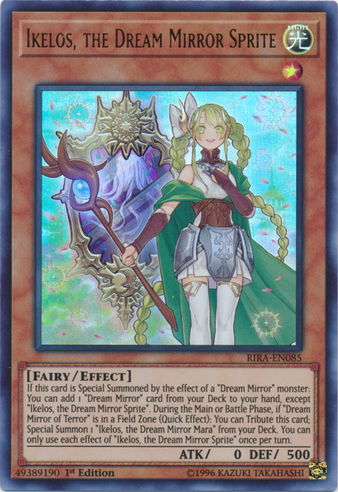 Ikelos, the Dream Mirror Sprite [RIRA-EN085] Ultra Rare | Devastation Store