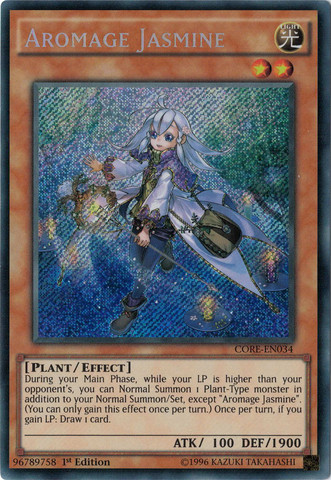 Aromage Jasmine [CORE-EN034] Secret Rare | Devastation Store