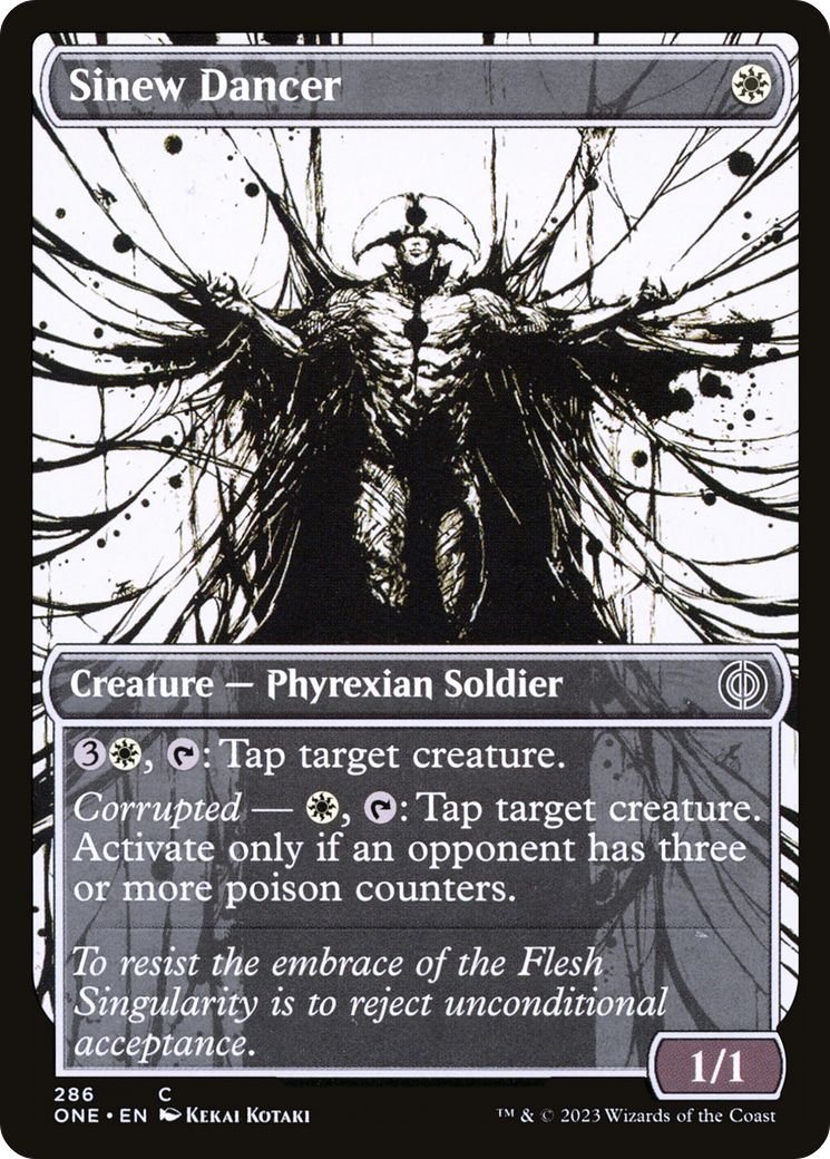 Sinew Dancer (Showcase Ichor) [Phyrexia: All Will Be One] | Devastation Store