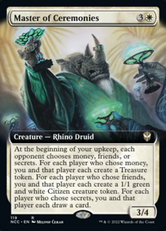Master of Ceremonies (Extended Art) [Streets of New Capenna Commander] | Devastation Store
