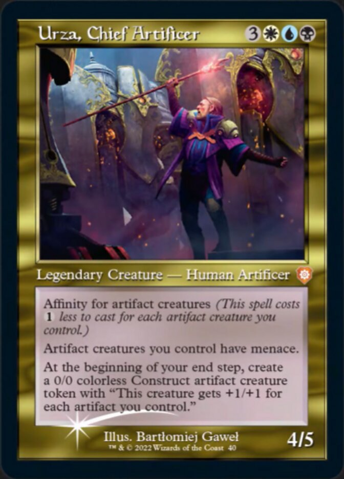 Urza, Chief Artificer (040) (Retro) (Display Commander) [The Brothers' War Commander] | Devastation Store