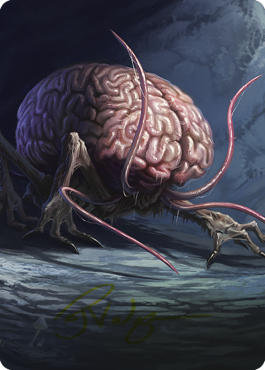 Intellect Devourer Art Card (Gold-Stamped Signature) [Commander Legends: Battle for Baldur's Gate Art Series] | Devastation Store