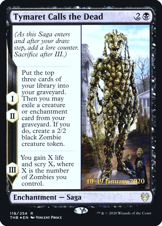 Tymaret Calls the Dead [Theros Beyond Death Prerelease Promos] | Devastation Store