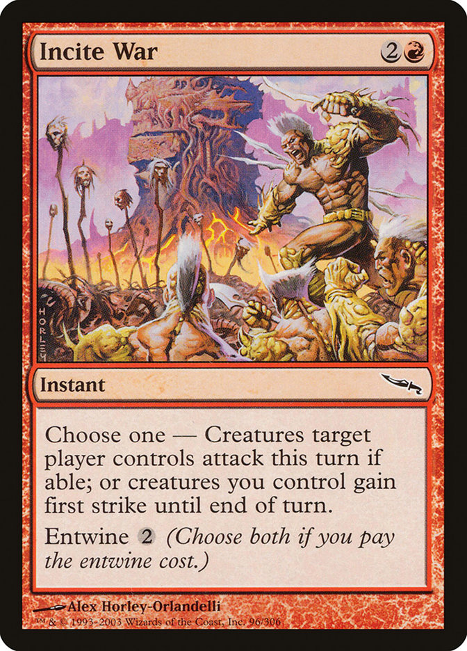 Incite War [Mirrodin] | Devastation Store